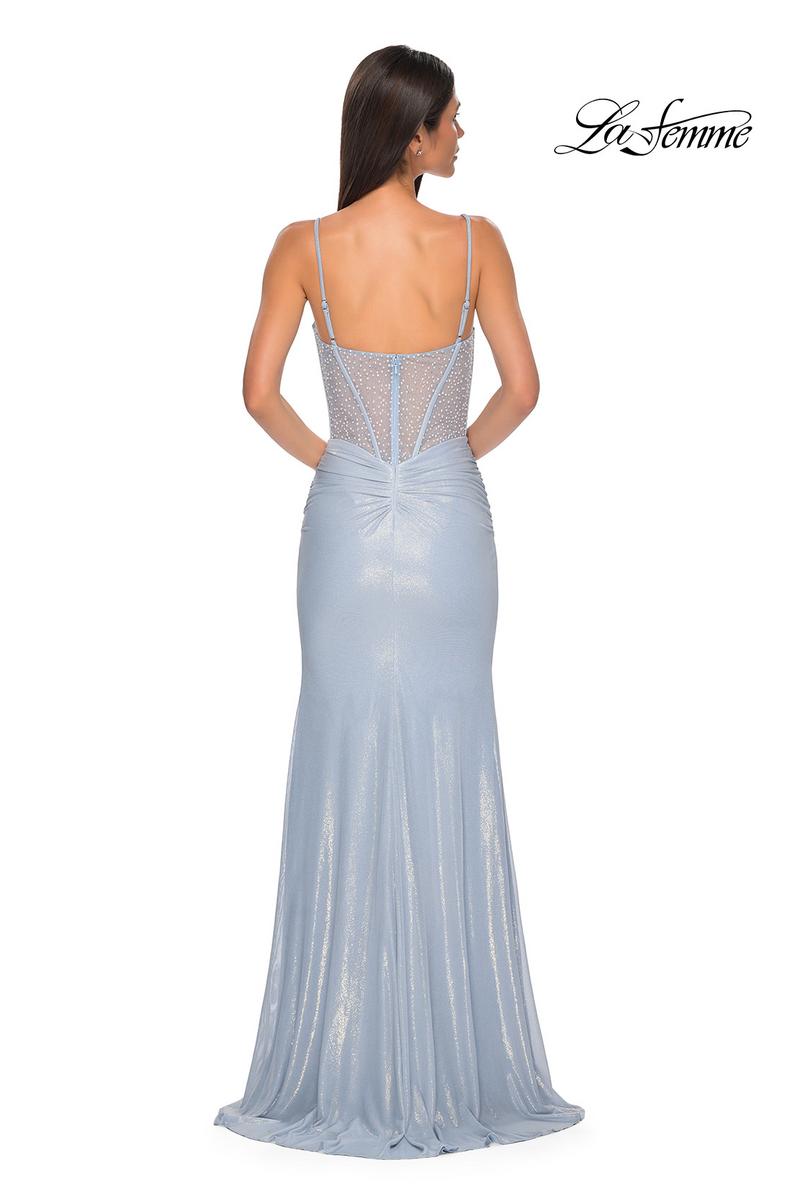 La Femme Dress 33003 - Light Blue