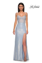 La Femme Dress 33003 - Light Blue