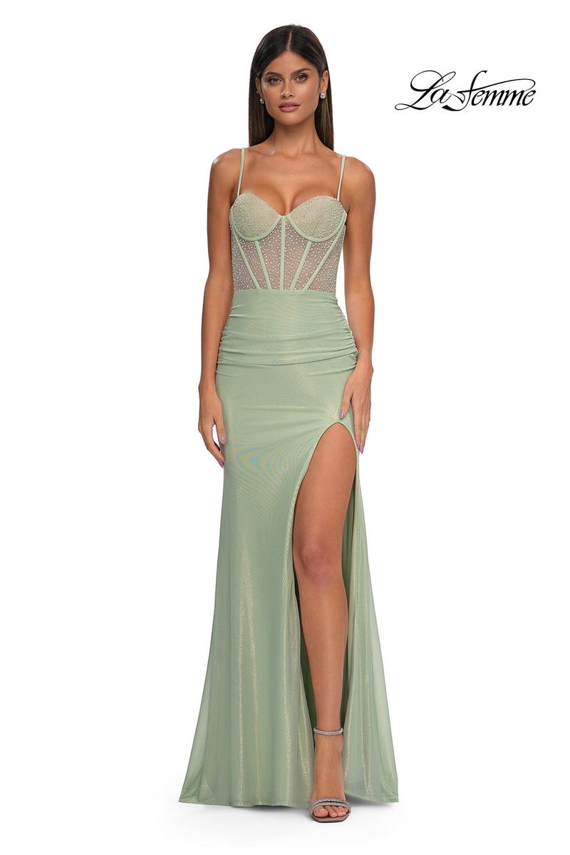 La Femme Dress 33003 - Sage