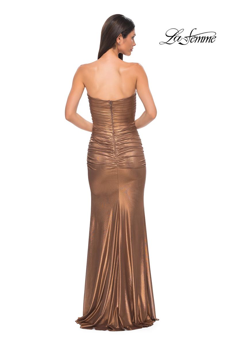 La Femme Dress 33007 - Bronze