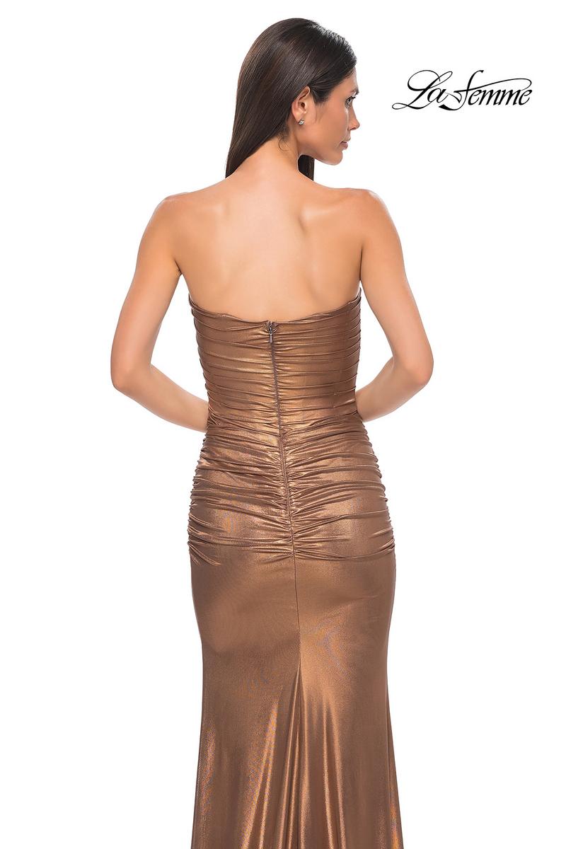 La Femme Dress 33007 - Bronze