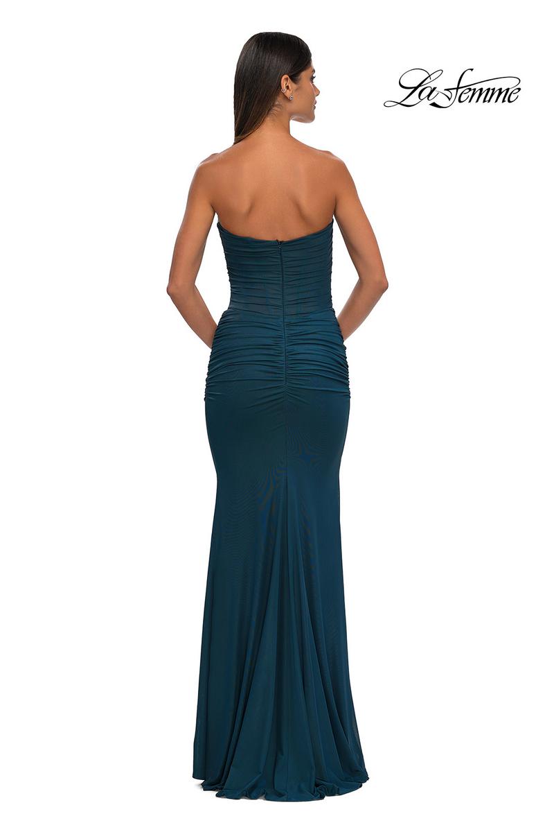 La Femme Dress 33007 - Dark Teal