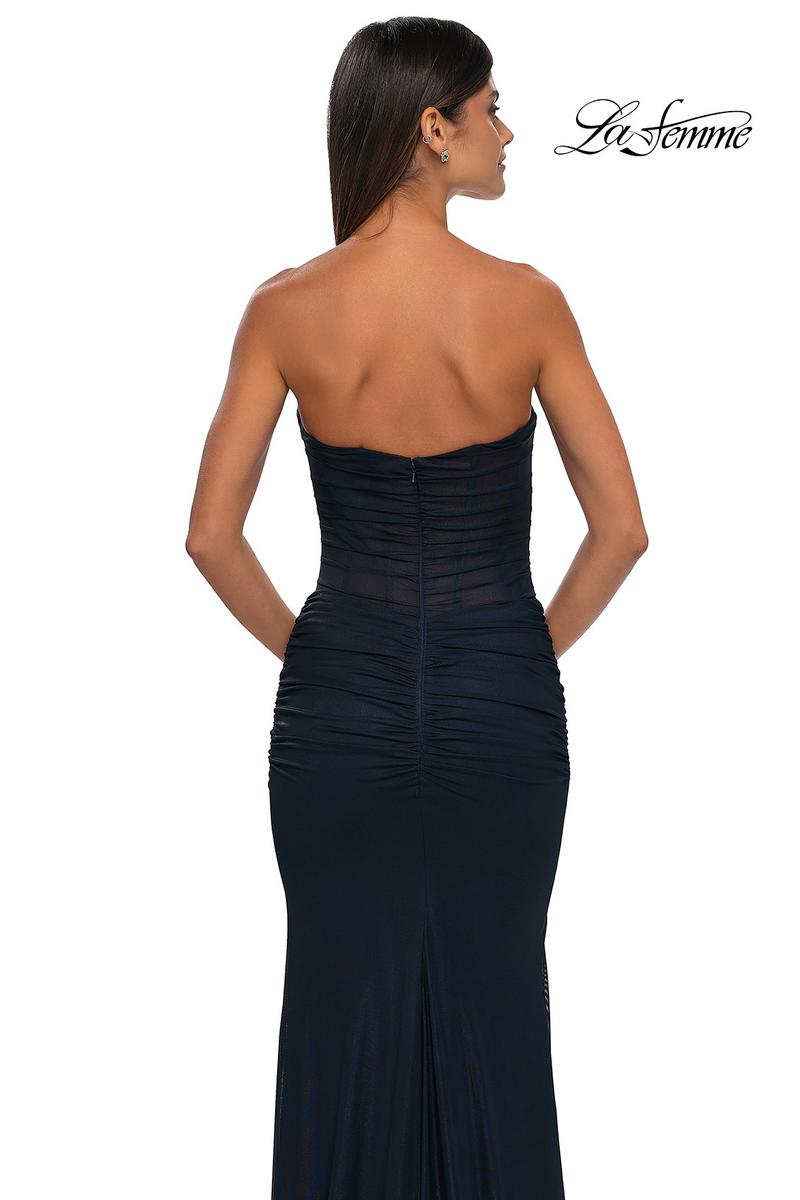 La Femme Dress 33007 - Navy
