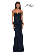 La Femme Dress 33007 - Navy