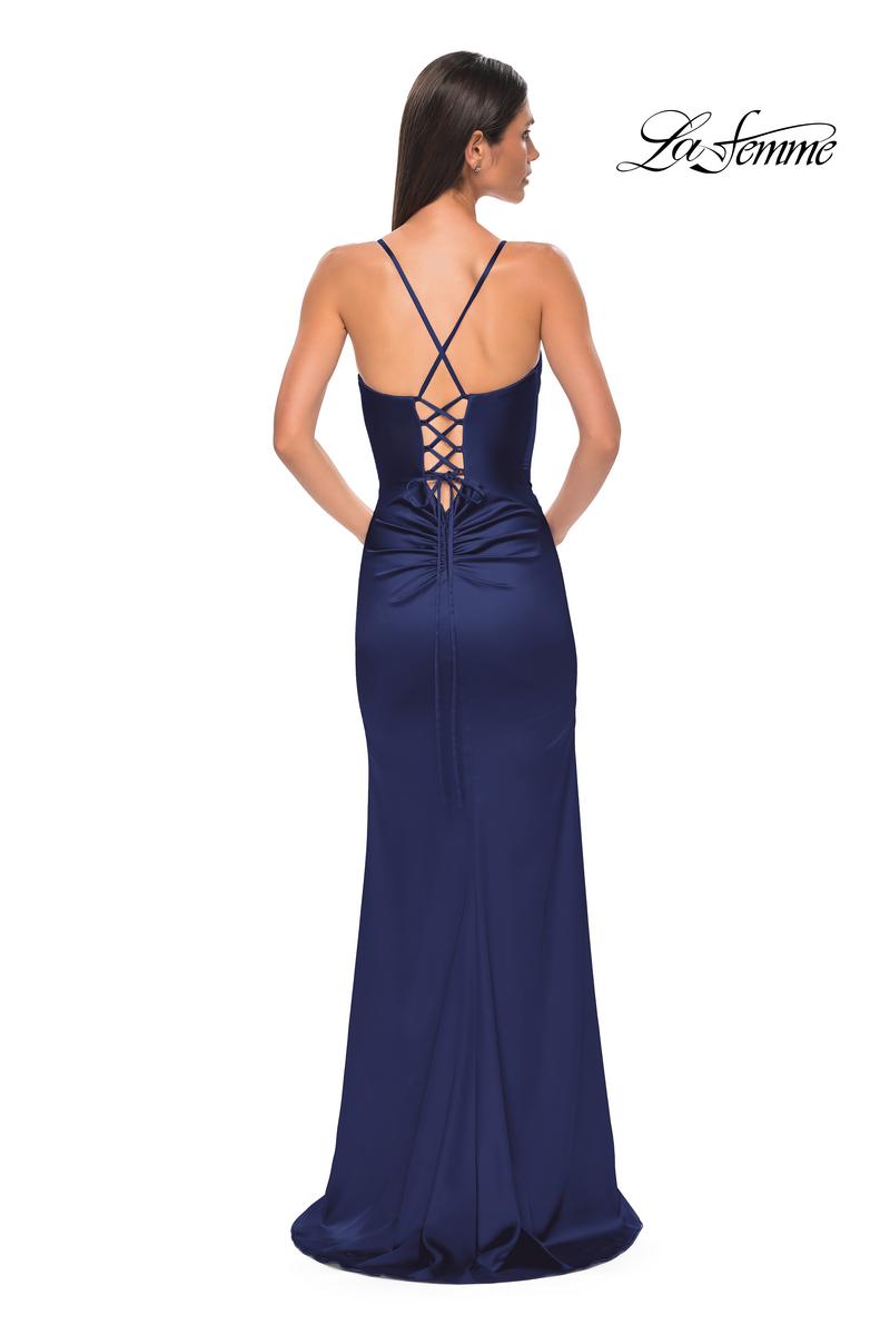 La Femme Dress 33010 - Navy