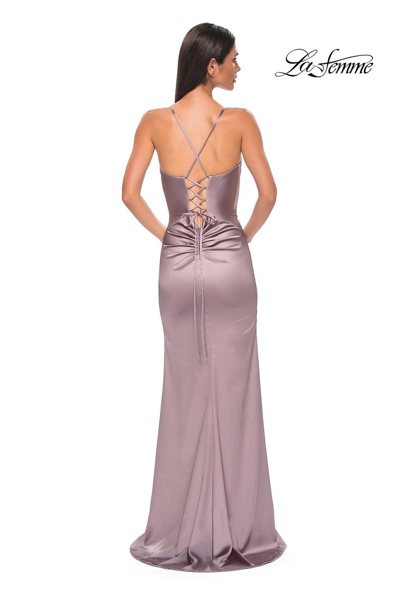 La Femme Dress 33010 - Taupe