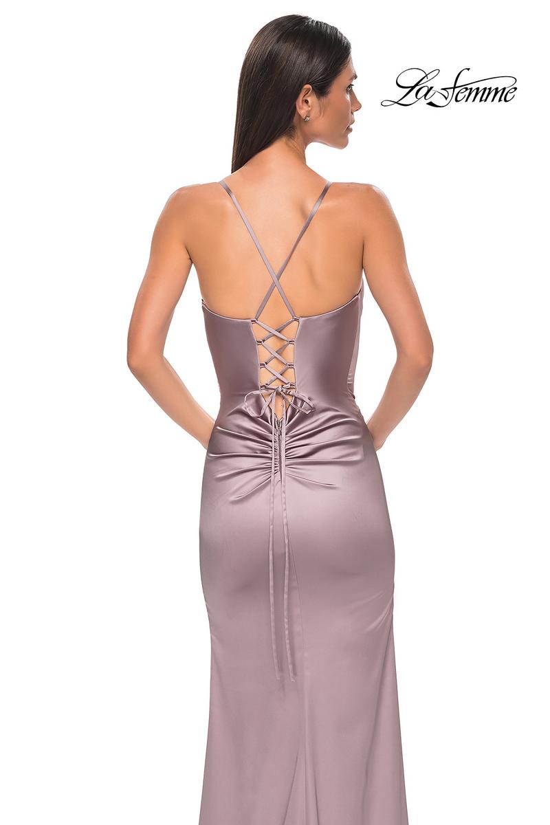 La Femme Dress 33010 - Taupe