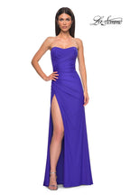 La Femme Dress 33012 - Royal Blue