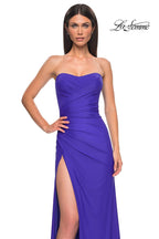 La Femme Dress 33012 - Royal Blue