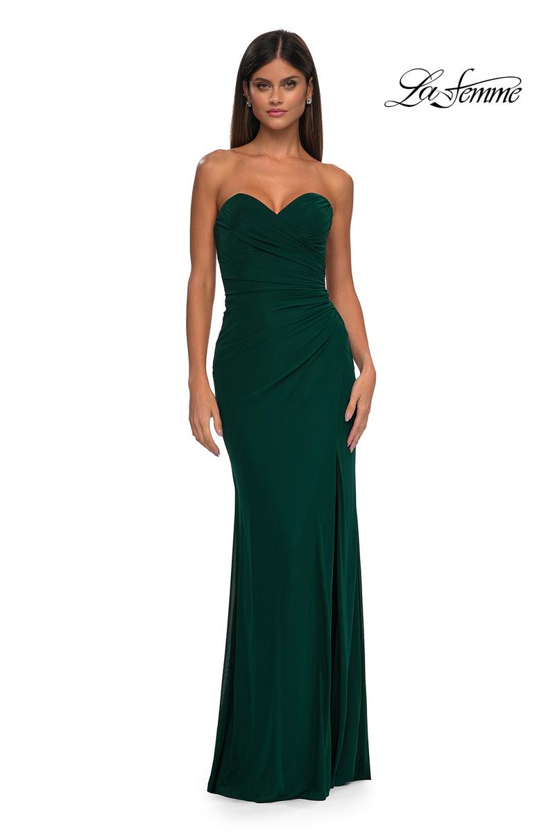 La Femme Dress 33018 - Emerald