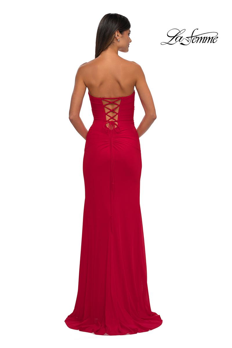 La Femme Dress 33018 - Red