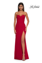 La Femme Dress 33018 - Red