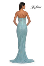 La Femme Dress 33019 - Aqua