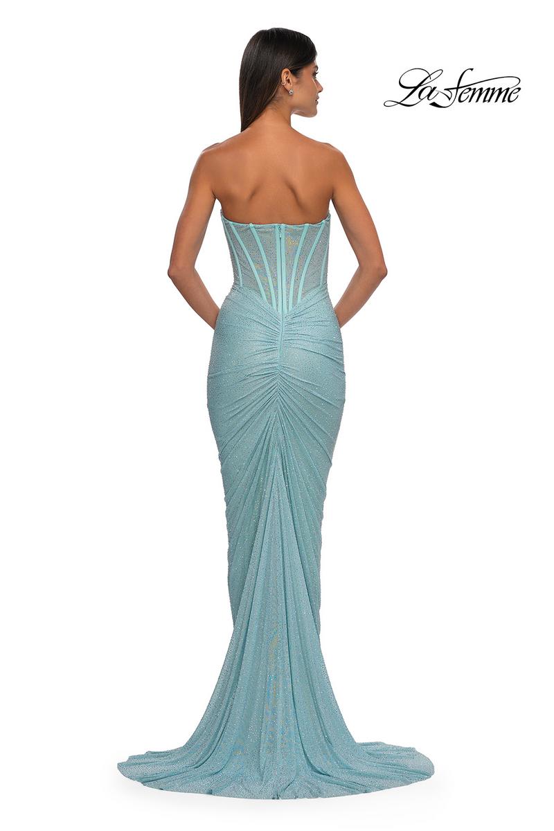 La Femme Dress 33019 - Aqua