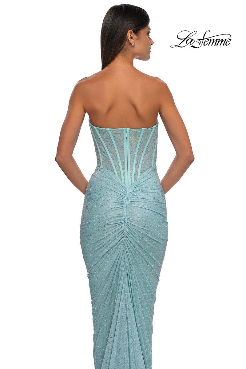 La Femme Dress 33019 - Aqua