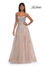 La Femme Dress 33028 - Blush