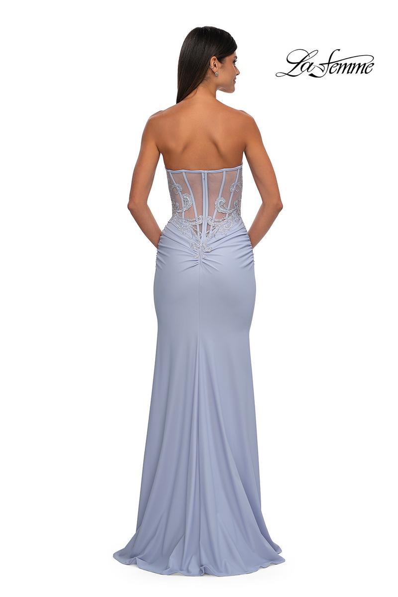 La Femme Dress 33031 - Light Periwinkle