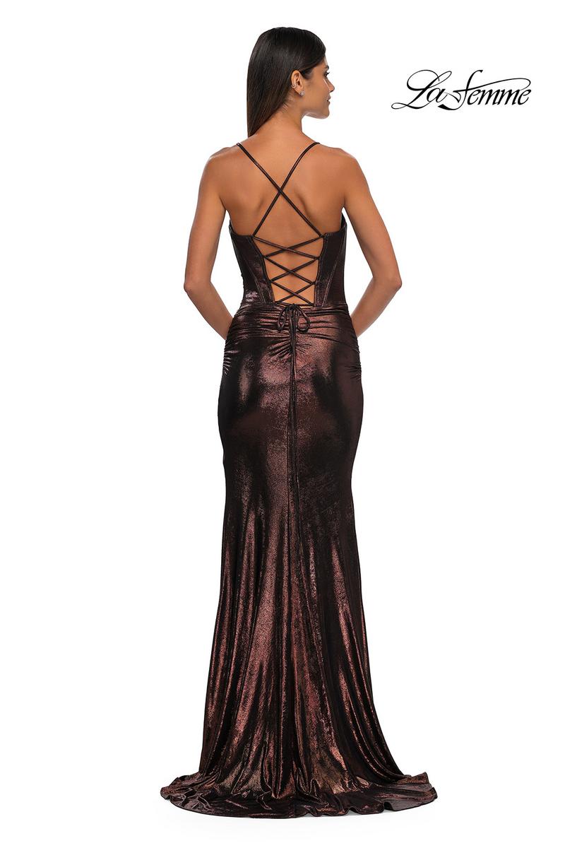 La Femme Dress 33032 - Mocha