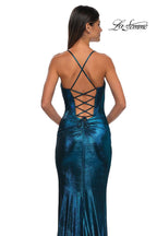 La Femme Dress 33032 - Dark Teal