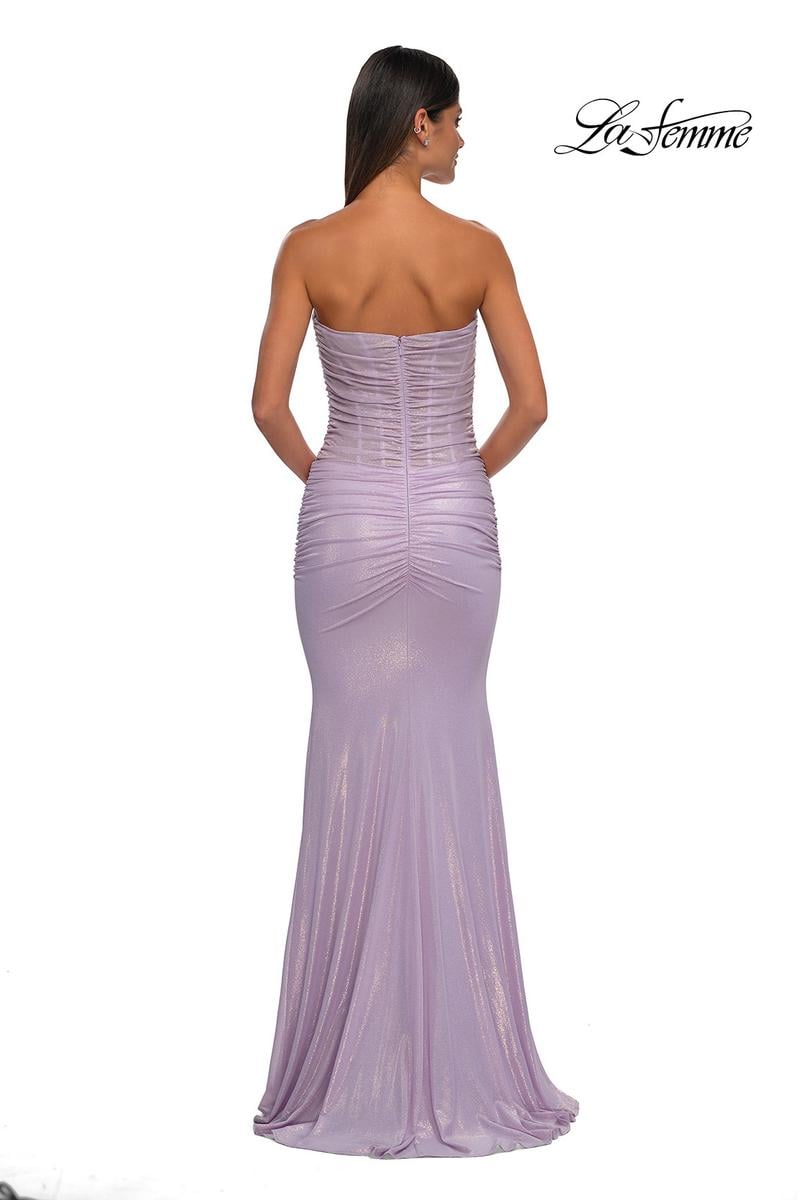 La Femme Dress 33033 - Lavender