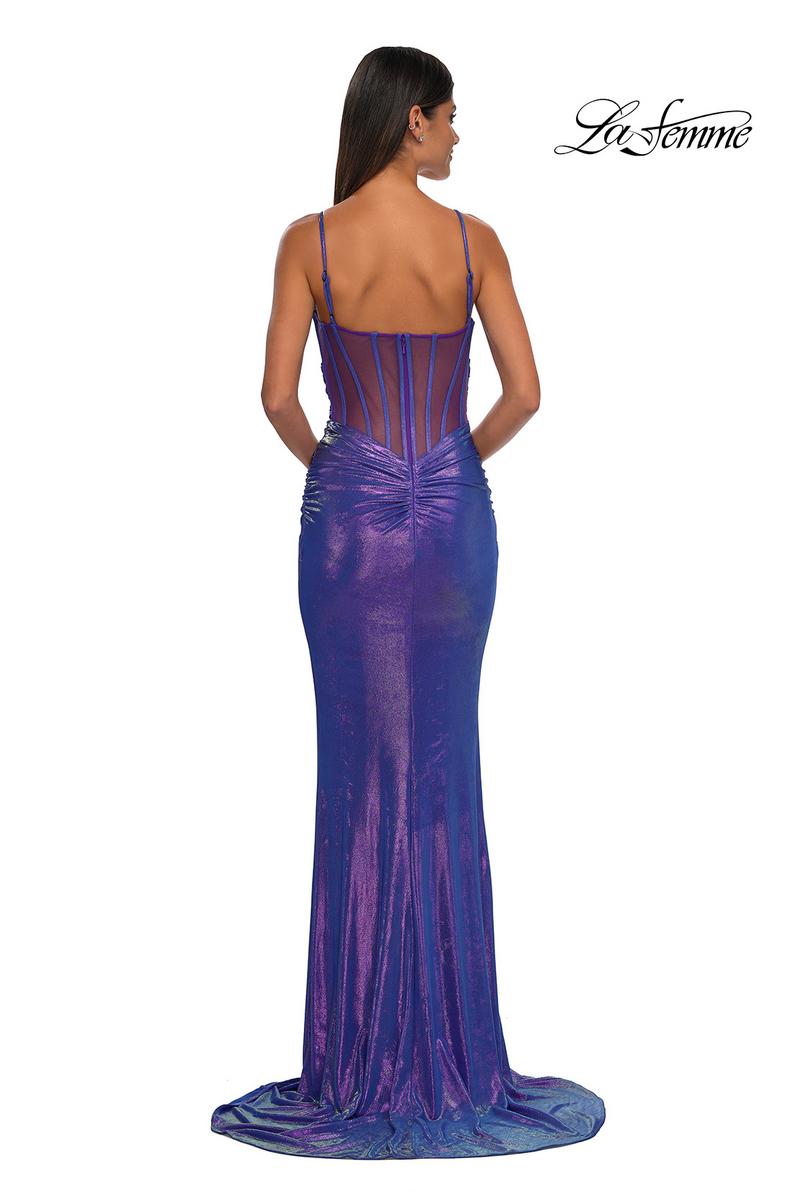 La Femme Dress 33034 - Periwinkle