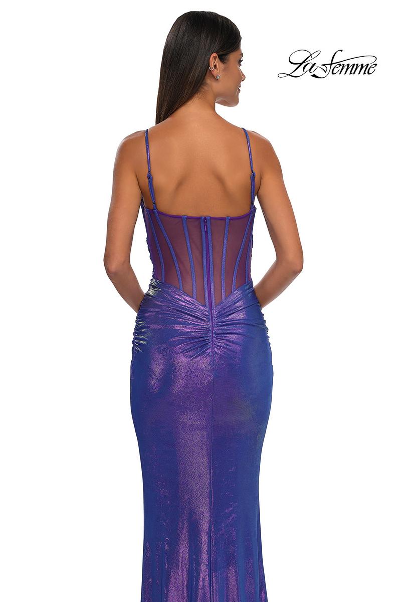 La Femme Dress 33034 - Periwinkle
