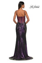 La Femme Dress 33034 - Periwinkle