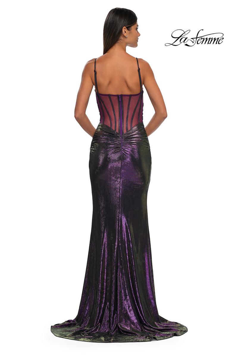 La Femme Dress 33034 - Periwinkle