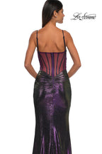 La Femme Dress 33034 - Purple