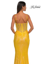La Femme Dress 33034 - Yellow