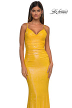 La Femme Dress 33034 - Yellow