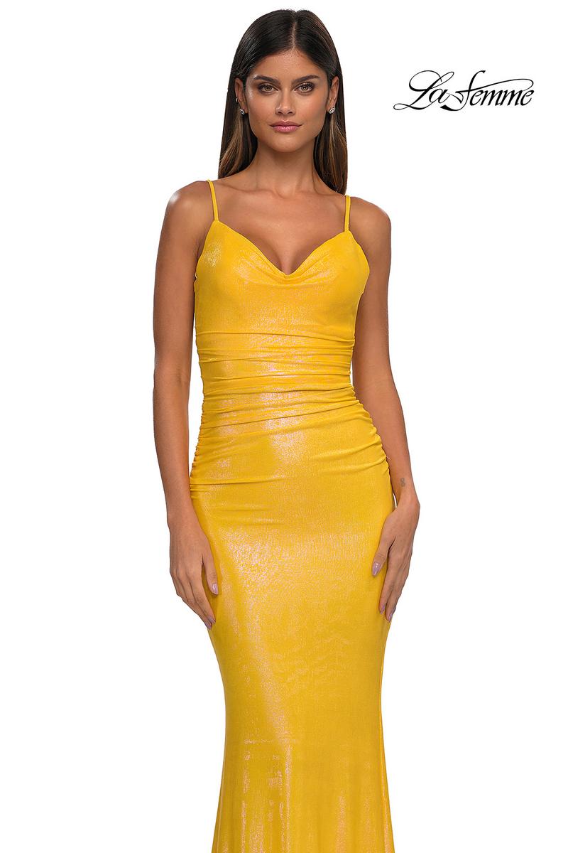 La Femme Dress 33034 - Yellow