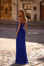 La Femme Dress 33036 - Royal Blue