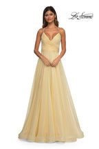 La Femme Dress 33043 - Pale Yellow