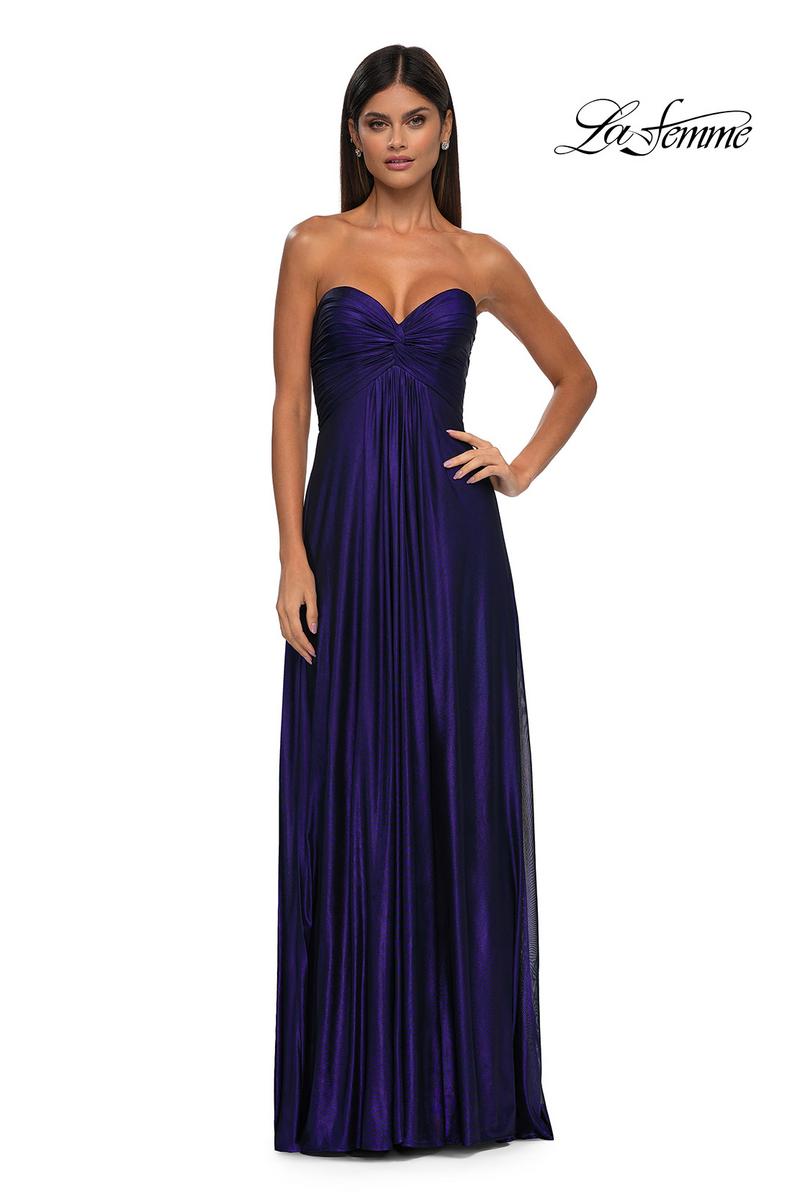 La Femme Dress 33047 - Indigo