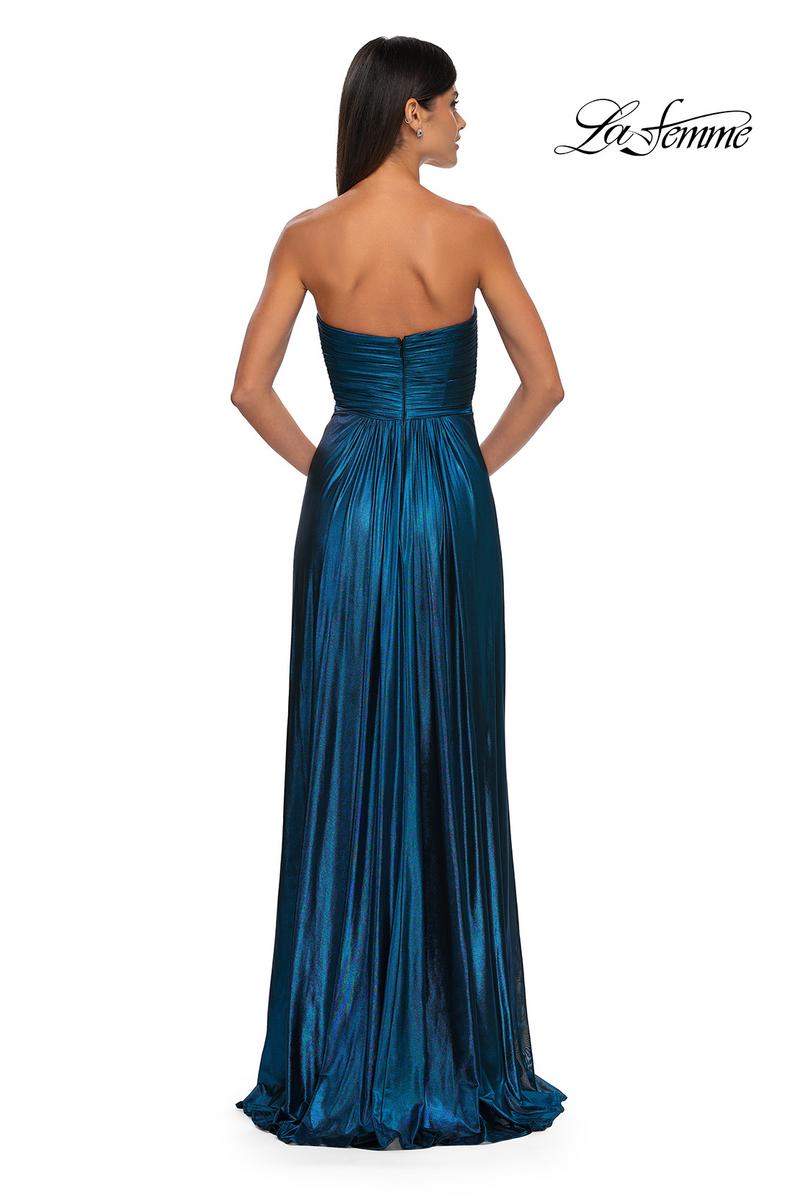 La Femme Dress 33047 - Teal