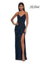 La Femme Dress 33054 - Navy