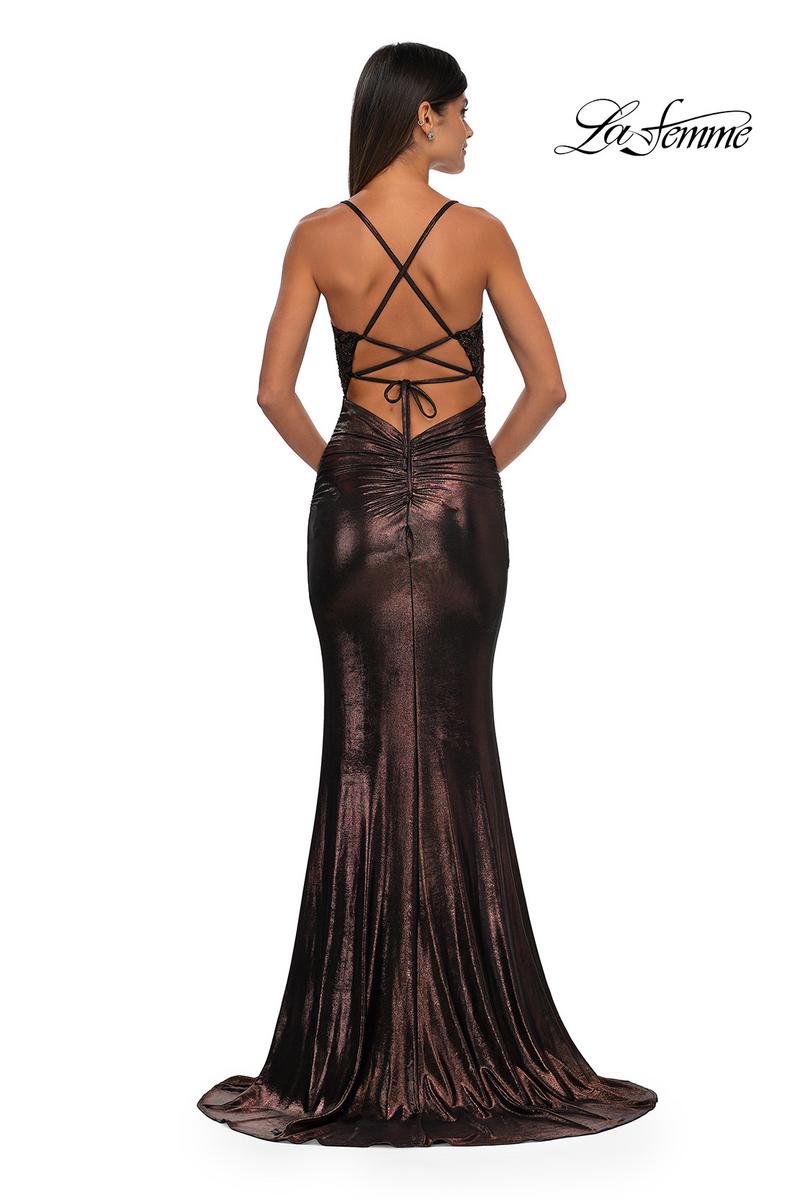La Femme Dress 33059 - Bronze