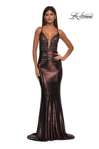 La Femme Dress 33059 - Bronze