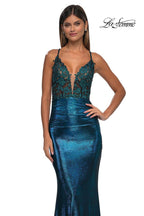 La Femme Dress 33059 - Dark Teal