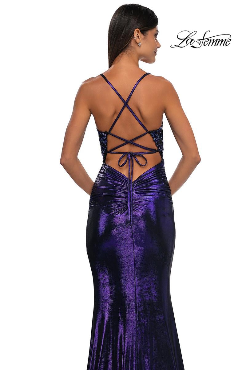 La Femme Dress 33059 - Indigo