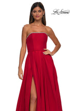 La Femme Dress 33063 - Red