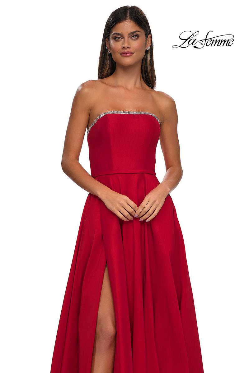 La Femme Dress 33063 - Red