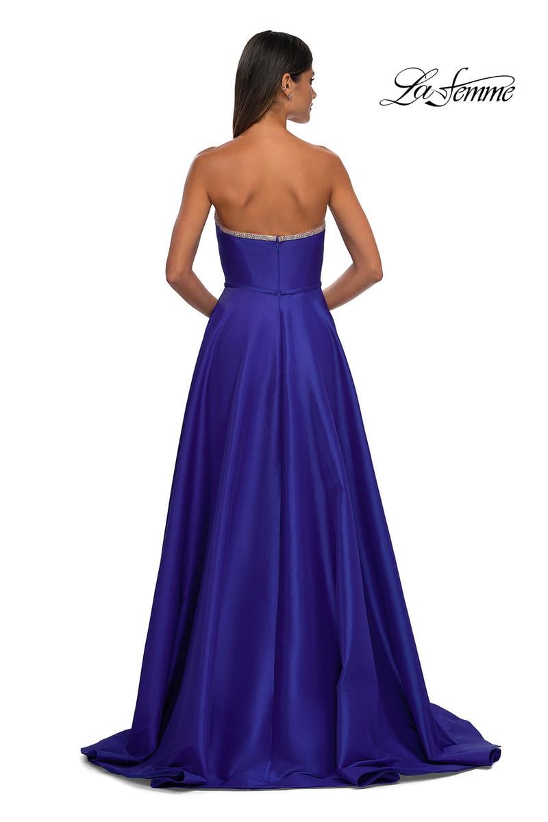 La Femme Dress 33063 - Royal Blue