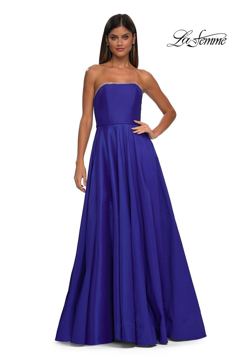 La Femme Dress 33063 - Royal Blue