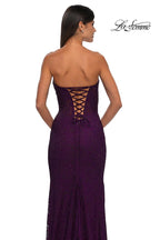 La Femme Dress 33069 - Dark Berry
