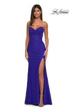 La Femme Dress 33069 - Royal Blue