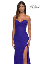 La Femme Dress 33069 - Royal Blue