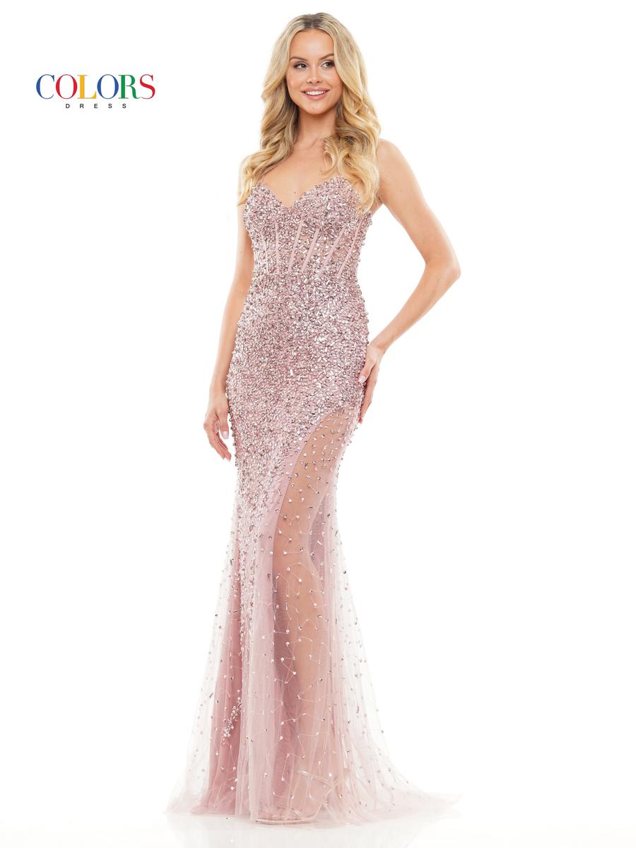 Colors Dress Dress 3307 - Dusty Rose