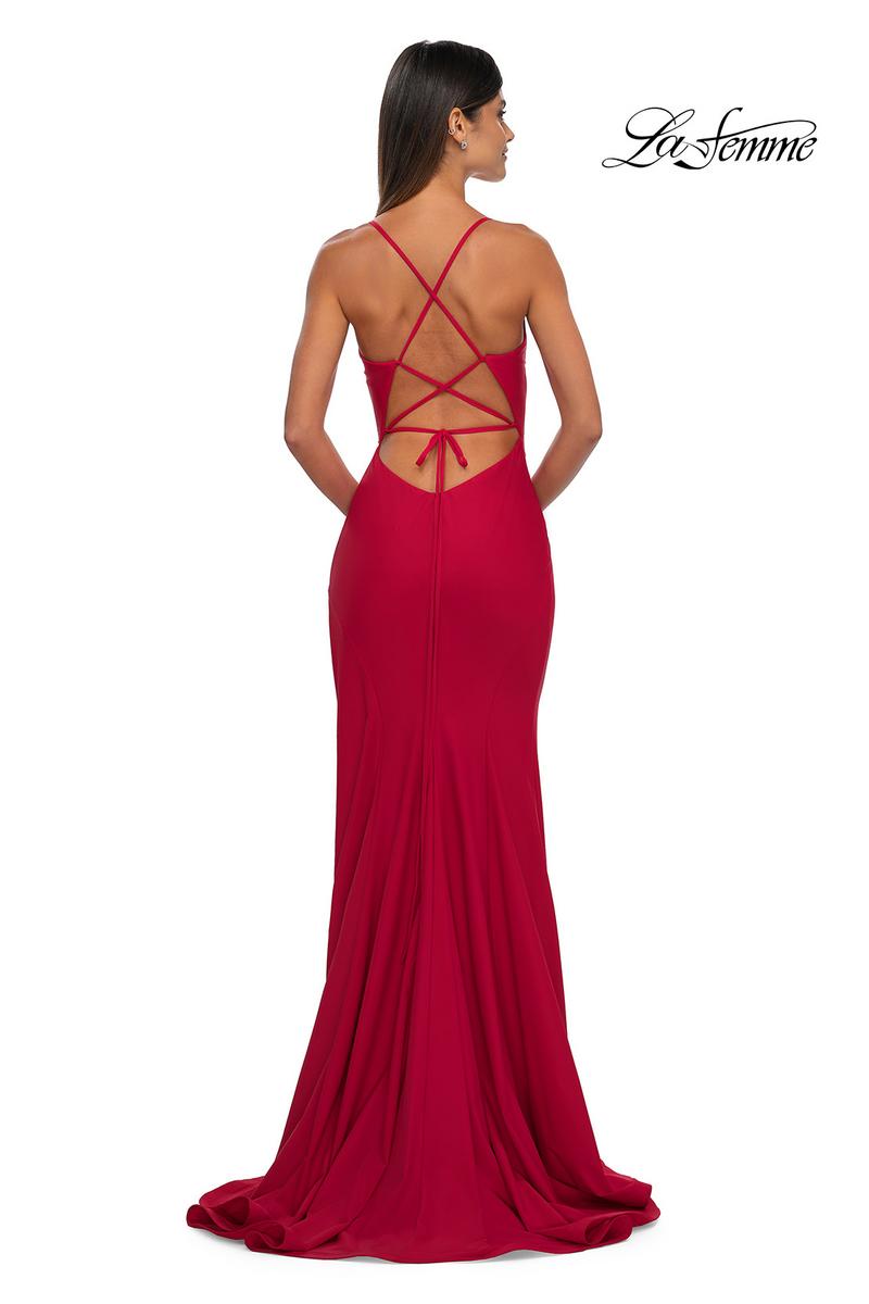La Femme Dress 33080 - Red